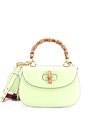 Gucci Pre-Owned Bamboo 1947 Top Handle Bag Leather Small satchel - Green