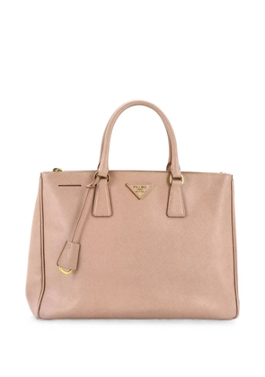 Prada Pre-Owned Double Zip Lux Saffiano Leather Large tote bag - Pink