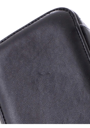 CHANEL Pre-Owned Classic Top Handle Vanity Case with Chain Quilted Lambskin Small crossbody bag - Black