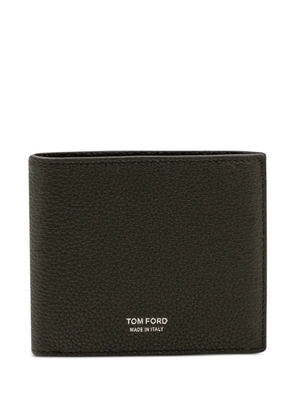 TOM FORD grainy leather bifold wallet - Black