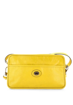 Gucci Pre-Owned Morpheus Top Handle Messenger Bag Leather crossbody bag - Yellow