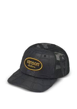 Supreme x Vanson Leathers x Marvel logo-patch baseball cap - Black