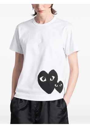 Comme Des Garçons Play heart-print T-shirt - White