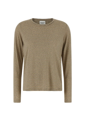 MARANT ÉTOILE striped long-sleeves T-shirt - Neutrals
