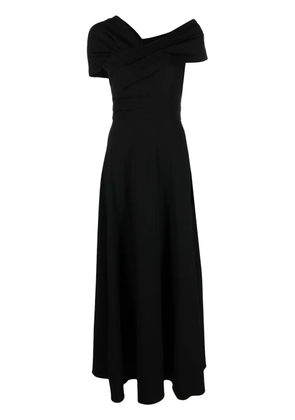 Co Grecian asymmetric maxi dress - Black