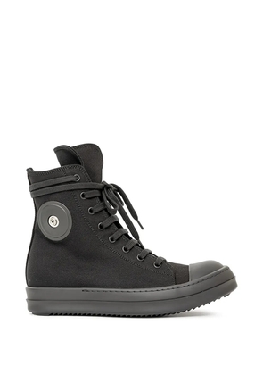 Rick Owens DRKSHDW lace-up canvas sneakers - Black