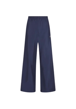 Balenciaga piped-trim track pants - Blue