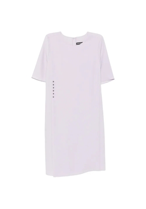 Emporio Armani stud-embellished mini dress - Purple