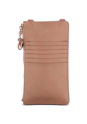 Christian Dior Pre-Owned Wallet on Strap Cannage Quilt Lambskin small wallets - Neutrals