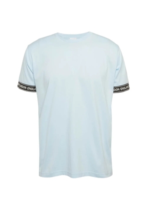 Burberry Pre-Owned logo-tape loose-fit T-shirt - Blue