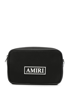 AMIRI logo-patch shoulder bag - Black