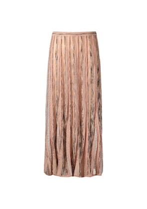 Ulla Johnson Clio geometric-pattern maxi skirt - Pink