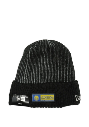 NEW ERA CAP Golden State Warriors logo-patch beanie hat - Black