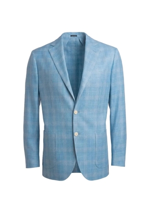 SARTORIO NAPOLI checked single-breasted jacket - Blue