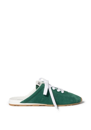 Miu Miu Plume suede mules - Green