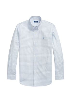 Polo Ralph Lauren Pony-embroidered checked shirt - Blue
