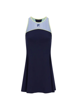 Fila contrast-trim racerback inner-shorts performance mini dress - Blue