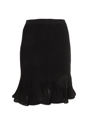 Givenchy Pre-Owned pleated flared mini skirt - Black