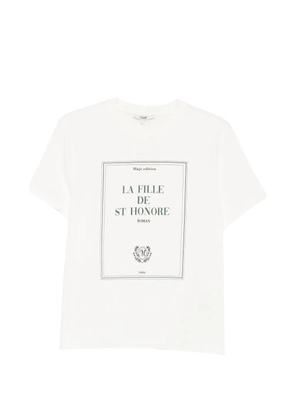 Maje graphic-print T-shirt - White