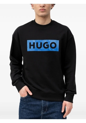 HUGO logo-print sweatshirt - Black