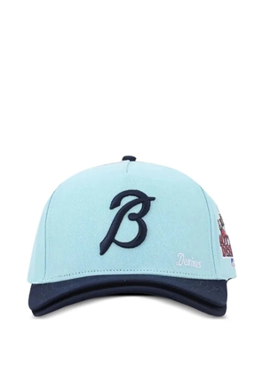 Bottega Desires double-brim logo-embroidered cap - Blue