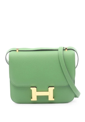 Hermès Pre-Owned 2023 mini Constance 3 shoulder bag - Green