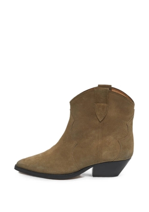 ISABEL MARANT Dewina suede ankle boots - Brown