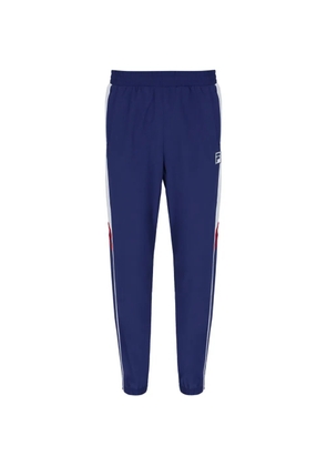 Fila logo-patch woven track pants - Blue