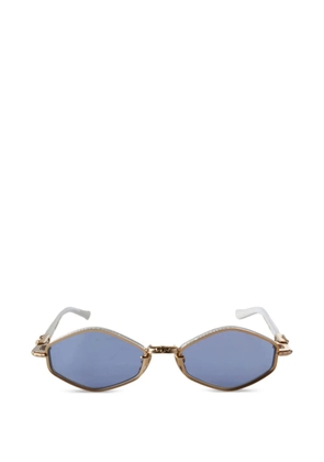 Chrome Hearts geometric-frame sunglasses - Gold