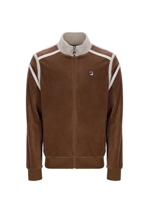 Fila Gabriele contrast-panel sweatshirt - Brown