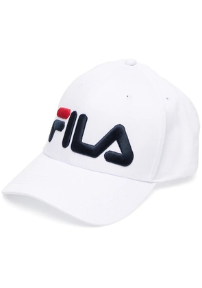 Fila logo-print baseball cap - White