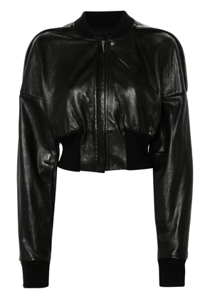 Rick Owens leather jacket - Black