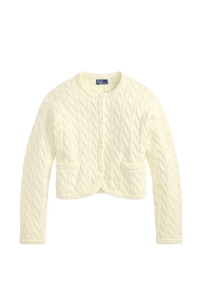 Polo Ralph Lauren cable-knit buttoned cardigan - Neutrals