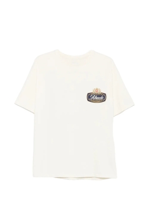 RHUDE Safari Crest short-sleeve T-shirt - Neutrals