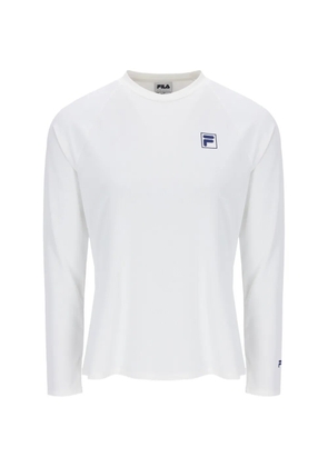 Fila logo-patch raglan-sleeve T-shirt - White