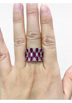 HYT Jewelry ruby and diamond ring - Silver
