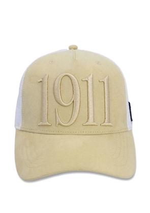 Fila Hazza embroidered mesh-back cap - Neutrals