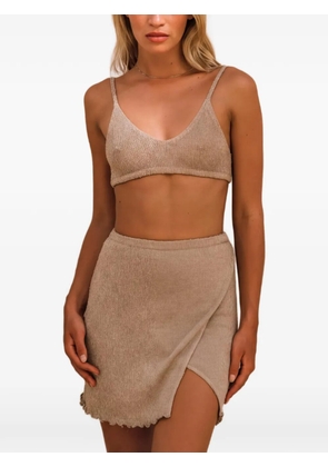 HONEST Madu crop top - Neutrals