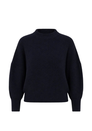 SA SU PHI ribbed-knit batwing-sleeve sweater - Blue