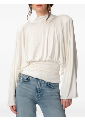 CONCEPTO Lila tie-waist top - White
