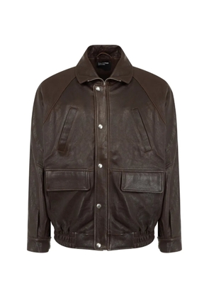 Enfants Riches Déprimés Prince Phillip's Childhood leather jacket - Brown