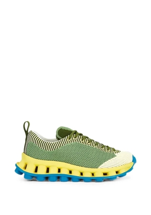 Camper x Sunnei Pelotissima striped knitted sneakers - Green