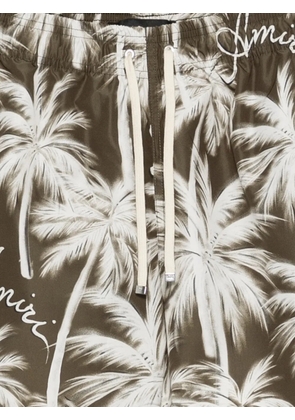 AMIRI palm-print swim shorts - Green