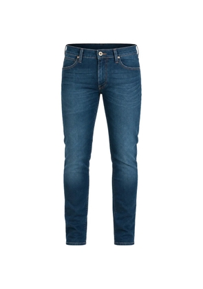 LEE Luke logo-patch slim-fit jeans - Blue