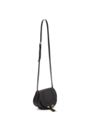 Chloé small Marcie grained leather cross body bag - Black