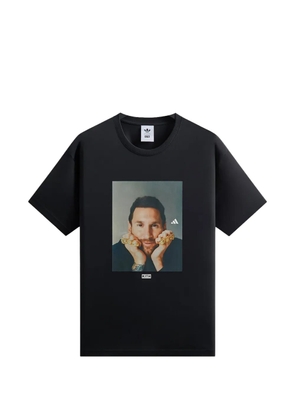 KITH x Messi x adidas graphic-print cotton T-shirt - Black
