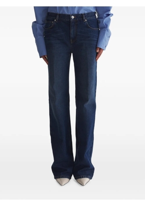 Mugler low waist masculine denim pants - Blue