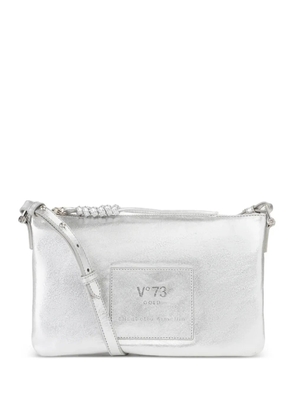 V°73 top-zip shoulder bag - Silver