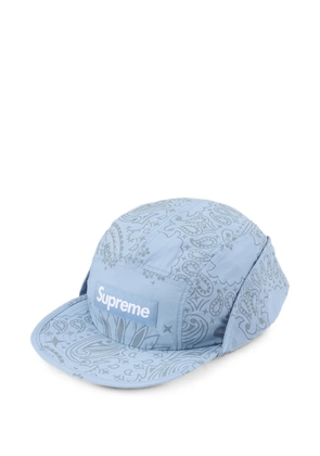 Supreme bandana-print cap - Blue