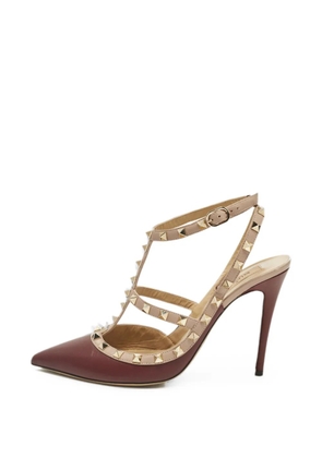 Valentino Garavani Pre-Owned Rockstud leather pumps - Red